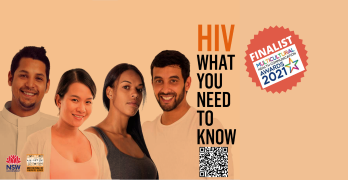 HIV information booklet shortlisted for Multicultural Health Communication Awards