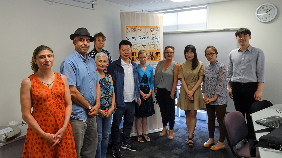 MHAHS received Pyoung Park (fifth from left) led delegation from South Korea, seen here with MHAHS staff members South Korean delegation visits the MHAHS